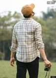  Sơ Mi Flannel Vải Dạ Kẻ Caro 1580 