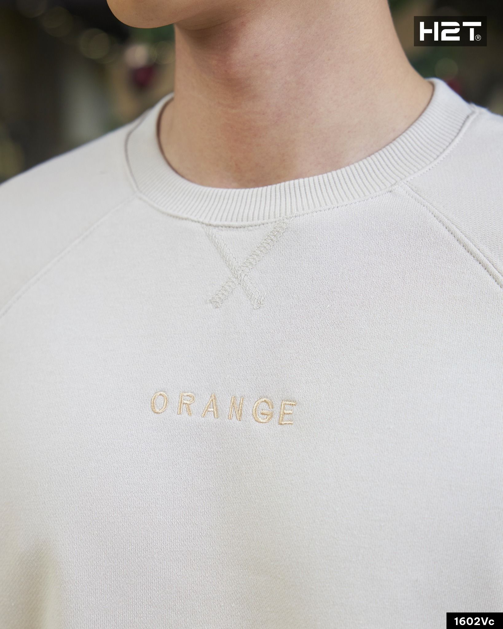  Áo Thun Nỉ Da Cá Orange 1602 