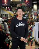  ÁO Nỉ Da Cá Text Printed Note 1610 