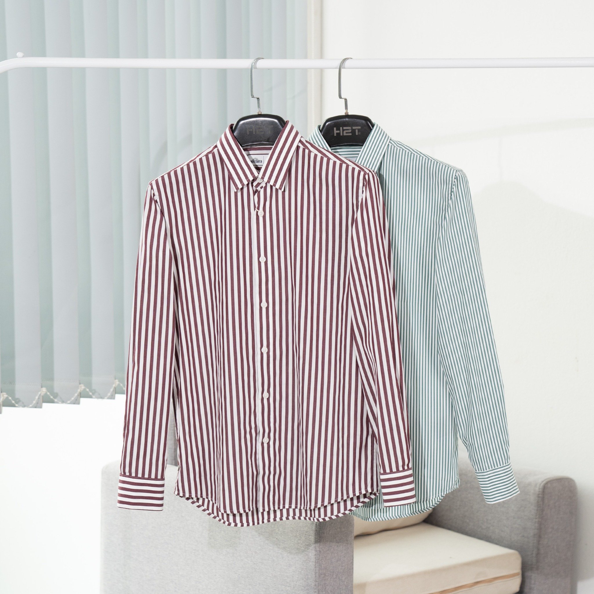 Áo Sơ Mi Hoạ Tiết Sọc Dọc Vertical Stripes 1647