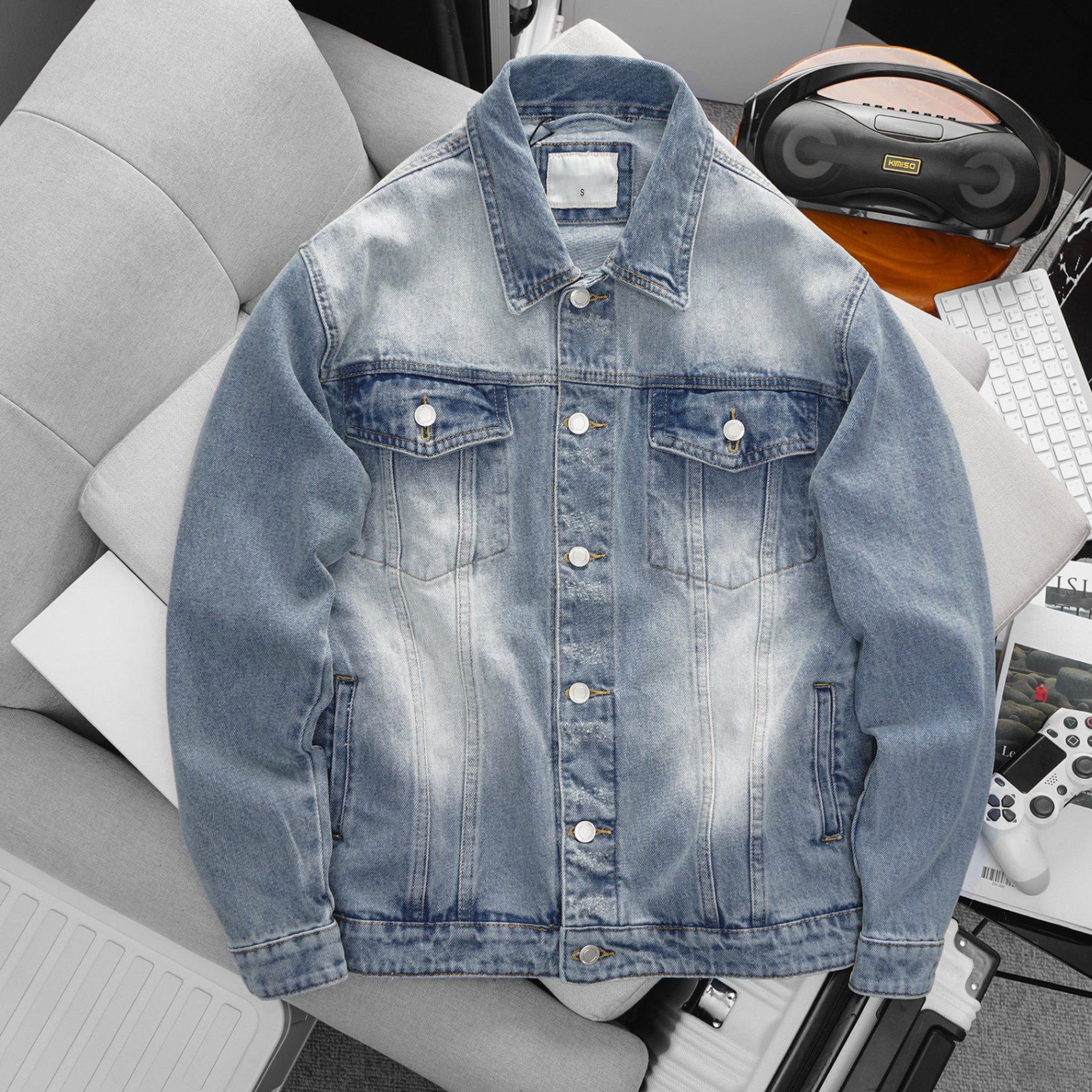  Áo Khoác Denim Jacket Basic 1679 