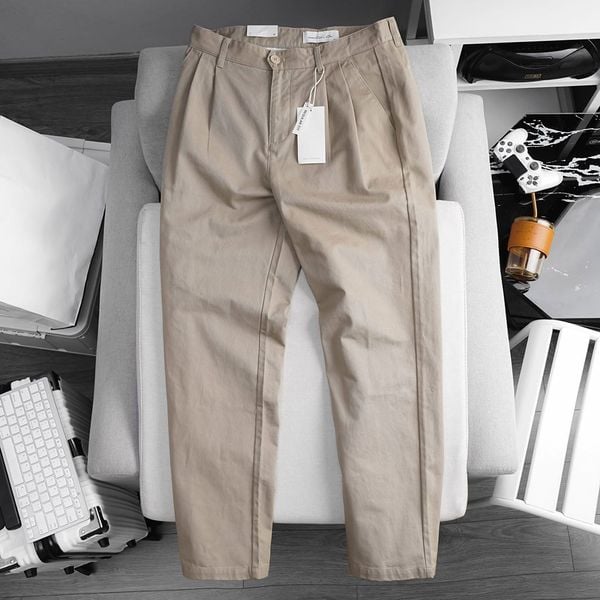  Quần Kaki Ống Suông Relaxed Straight Fit Pants 1767 