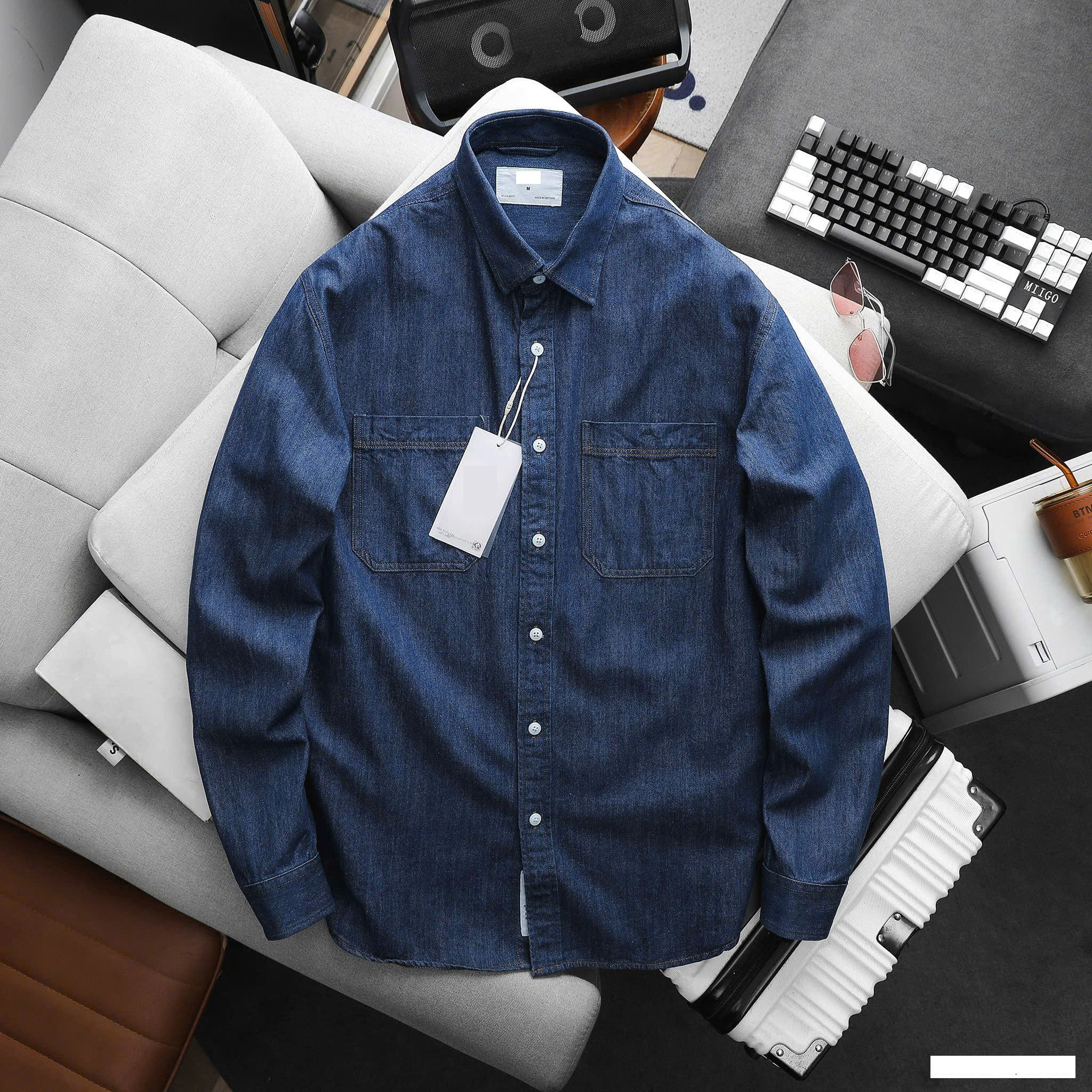 Áo Sơ Mi Denim Shirt Two Pocket 1857