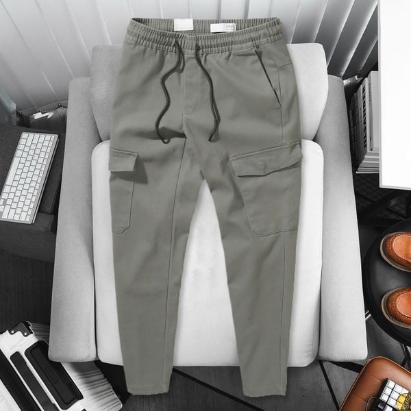  Quần Nỉ Ống Suông Túi Hộp Regular Cargo 1788 