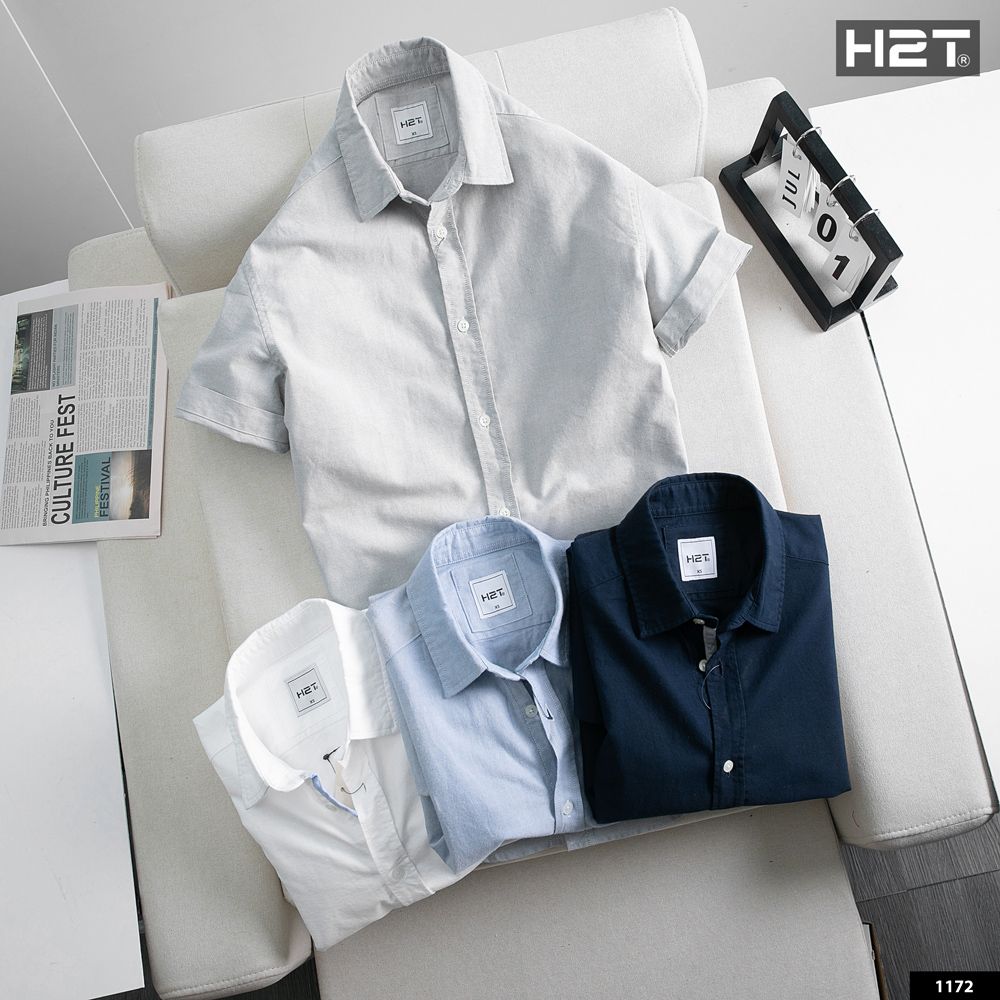 Áo Sơ Mi Cộc Tay 1172GcL 
