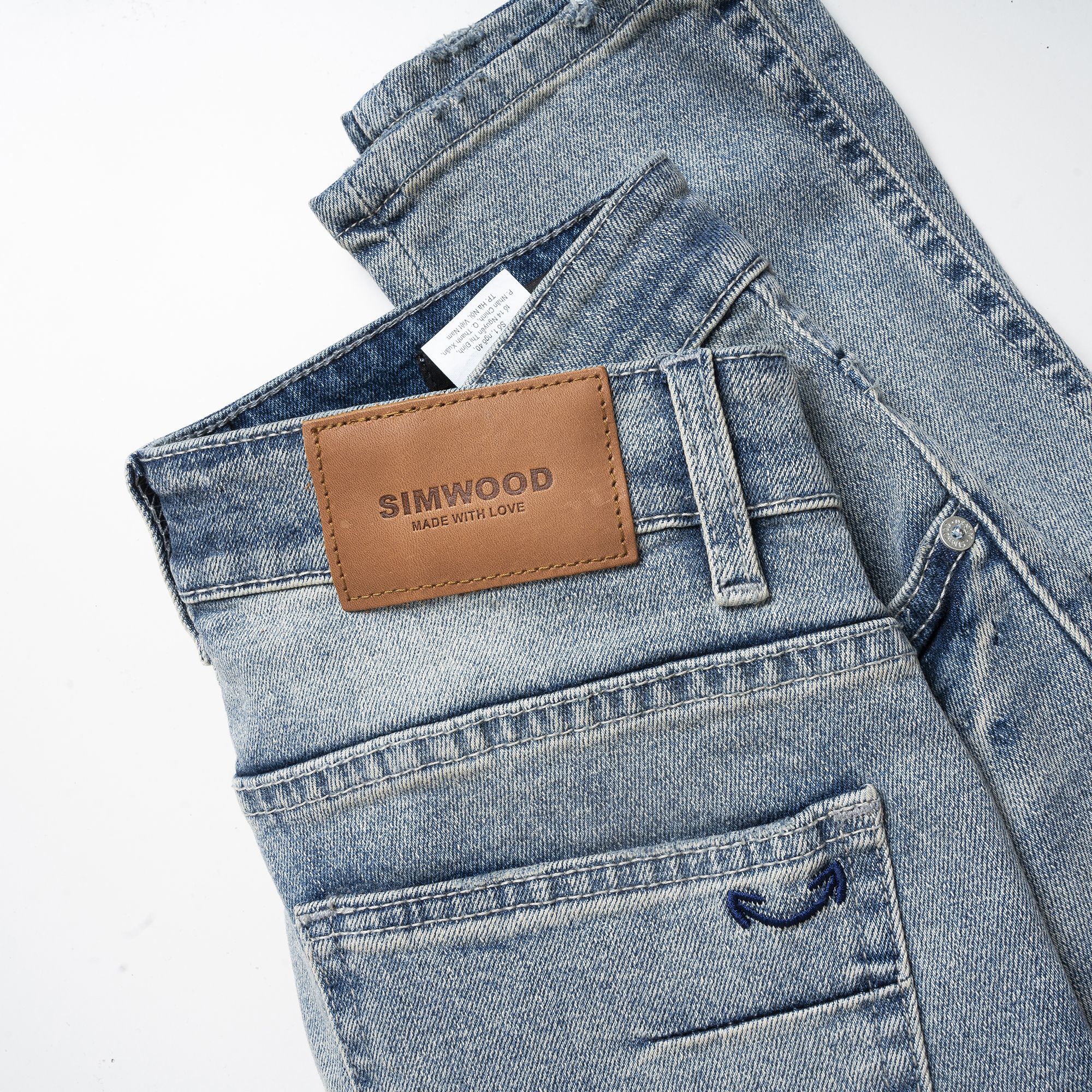  Quần Jeans Slim Tapper Simwood Denim Silver Blue 1590 