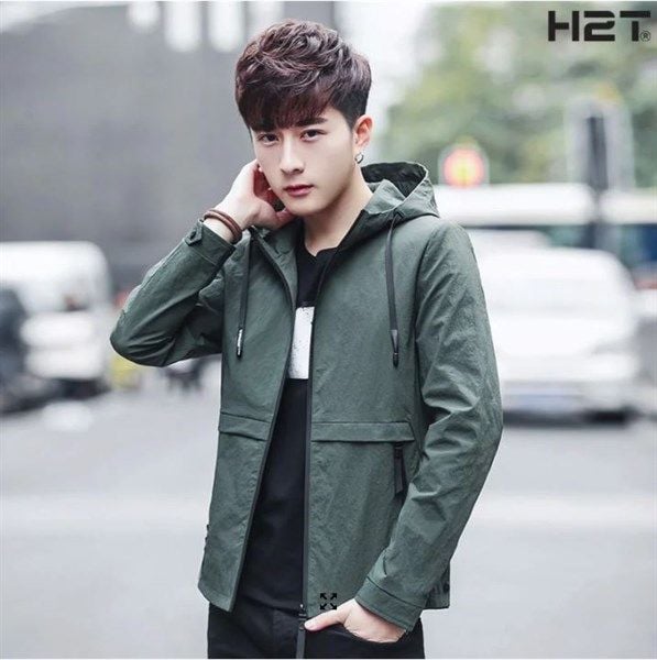  Áo Khoác Gió Có Mũ 0361BcL 