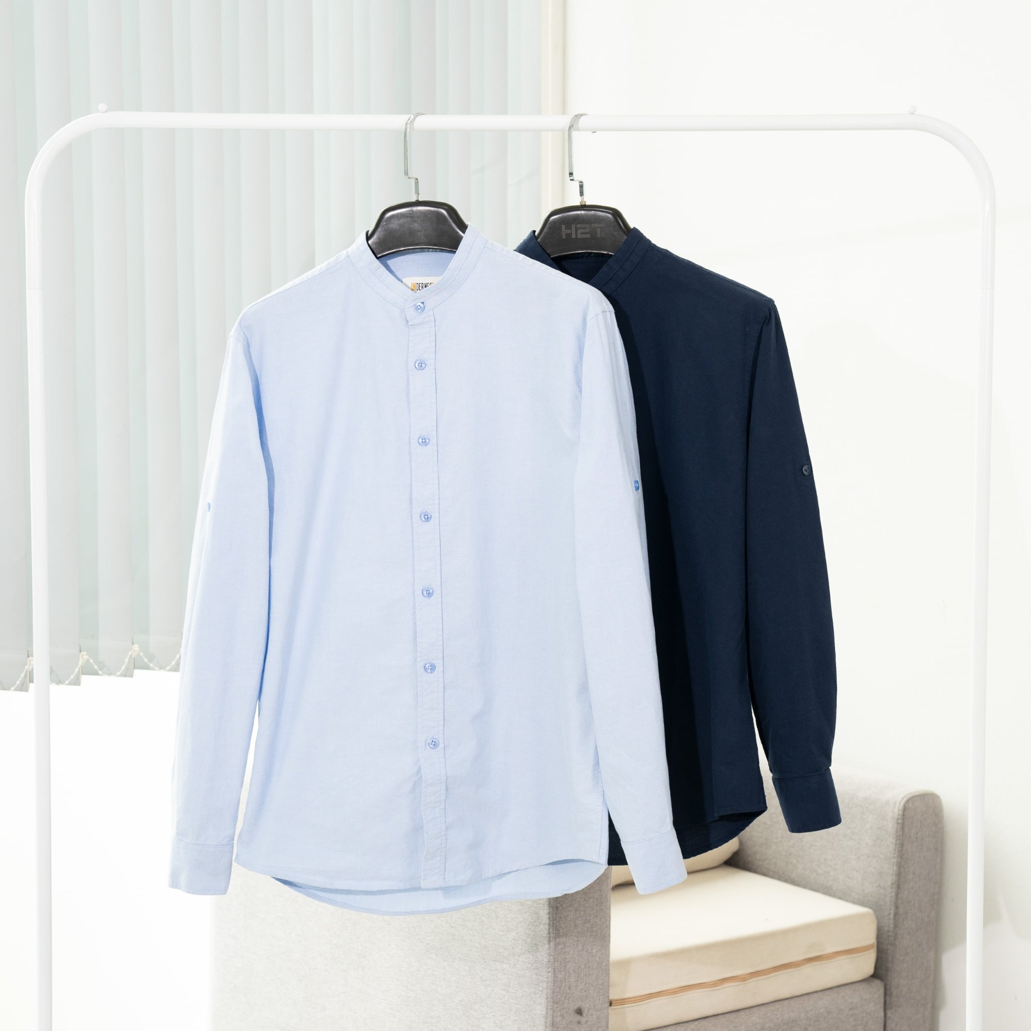Áo Sơ Mi Oxford Cổ Trụ Collar Shirts 1650