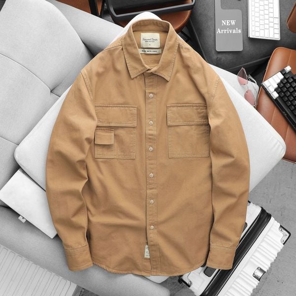  Áo sơ mi Simwood Denim HAI TÚI ỐP 1253 