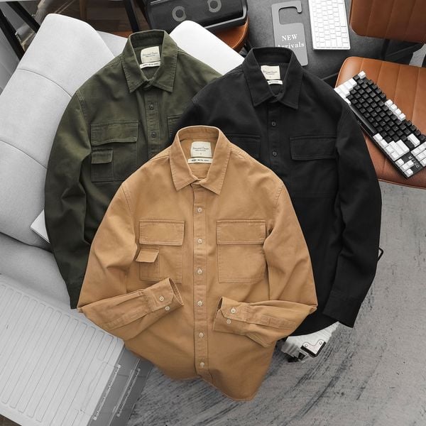  Áo sơ mi Simwood Denim HAI TÚI ỐP 1253 