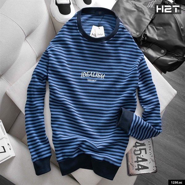  ÁO LEN HỌA TIẾT KẺ NGANG 1230 