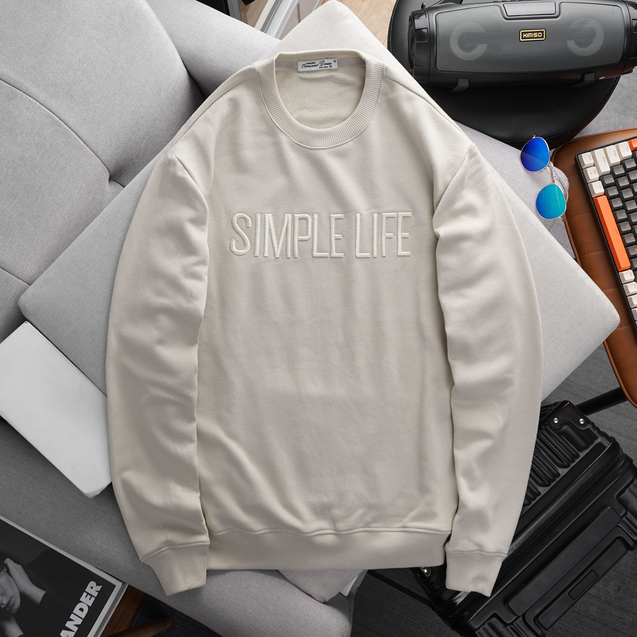 Áo Nỉ Da Cá Simple Life 1603