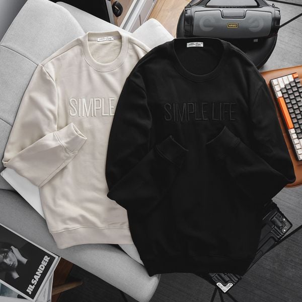  Áo Nỉ Da Cá Simple Life 1603 