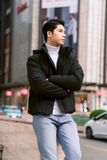  Áo Phao Chần Bông 3 Lớp Siwood Denim Puffer Jacket 1697 