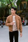  Áo Khoác Bomber Suede Da Lộn Trần Trám 1688 