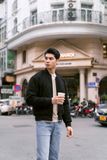  Áo Khoác Bomber Suede Da Lộn Trần Trám 1688 
