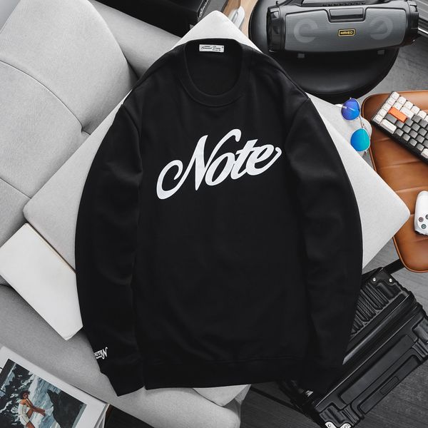  ÁO Nỉ Da Cá Text Printed Note 1610 