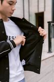  Áo Bomber Varsity Dạ Lót Lông Phối Viền 1690 
