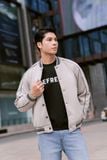  Áo Bomber Varsity Dạ Lót Lông Phối Viền 1690 