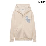  Áo Hoodie Zip Nỉ Bông Logo Thêu Xù SW91 1587 