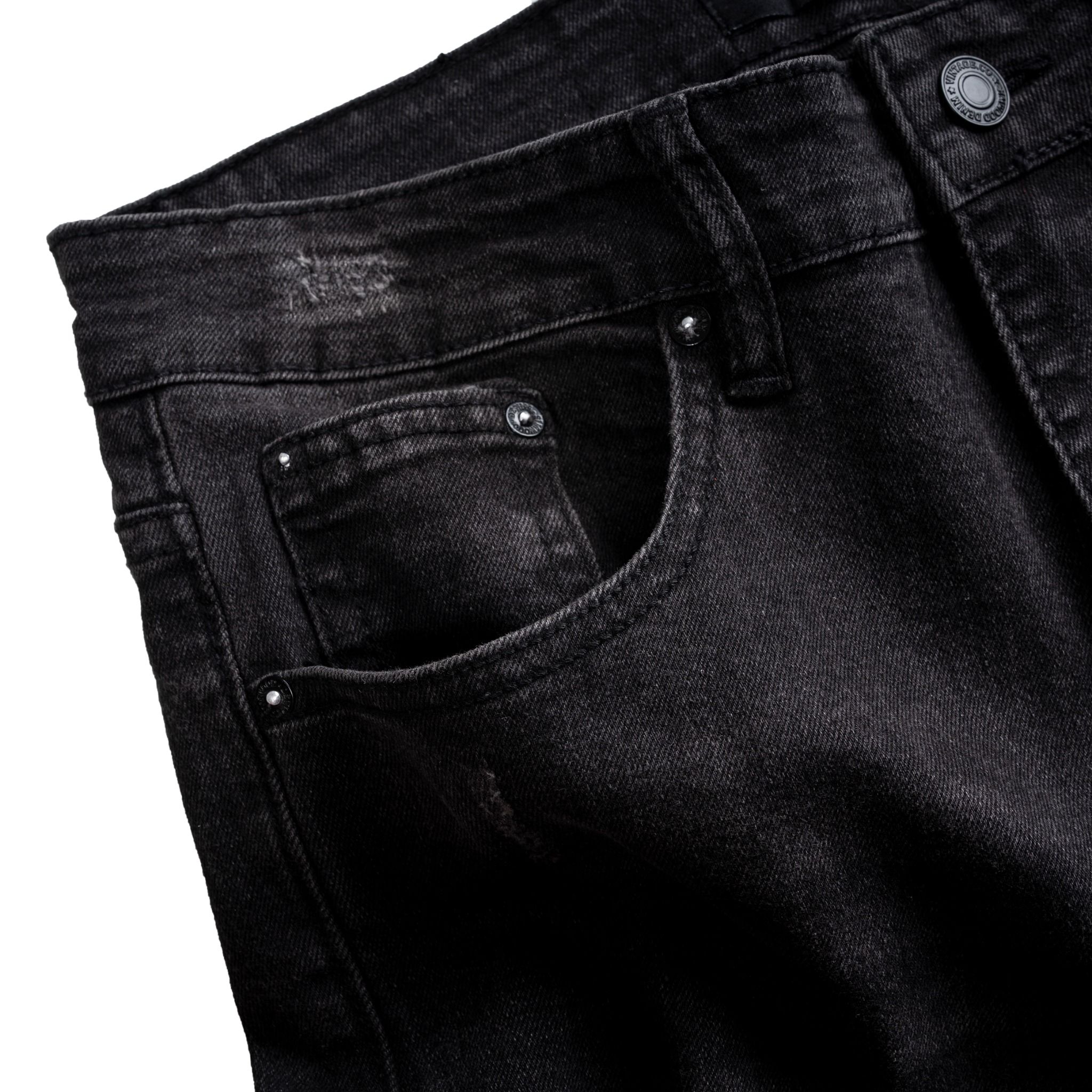  Quần Jeans Black Wash Slim Tapper Simwood Denim 1597 