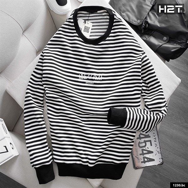  ÁO LEN HỌA TIẾT KẺ NGANG 1230 