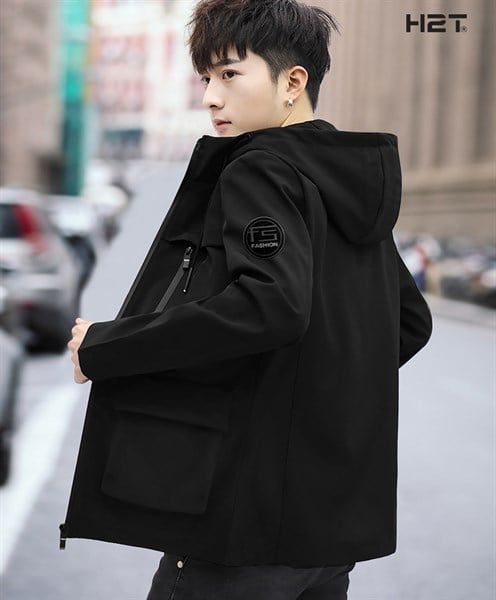  Áo Khoác Gió Có Mũ 0979BcL 