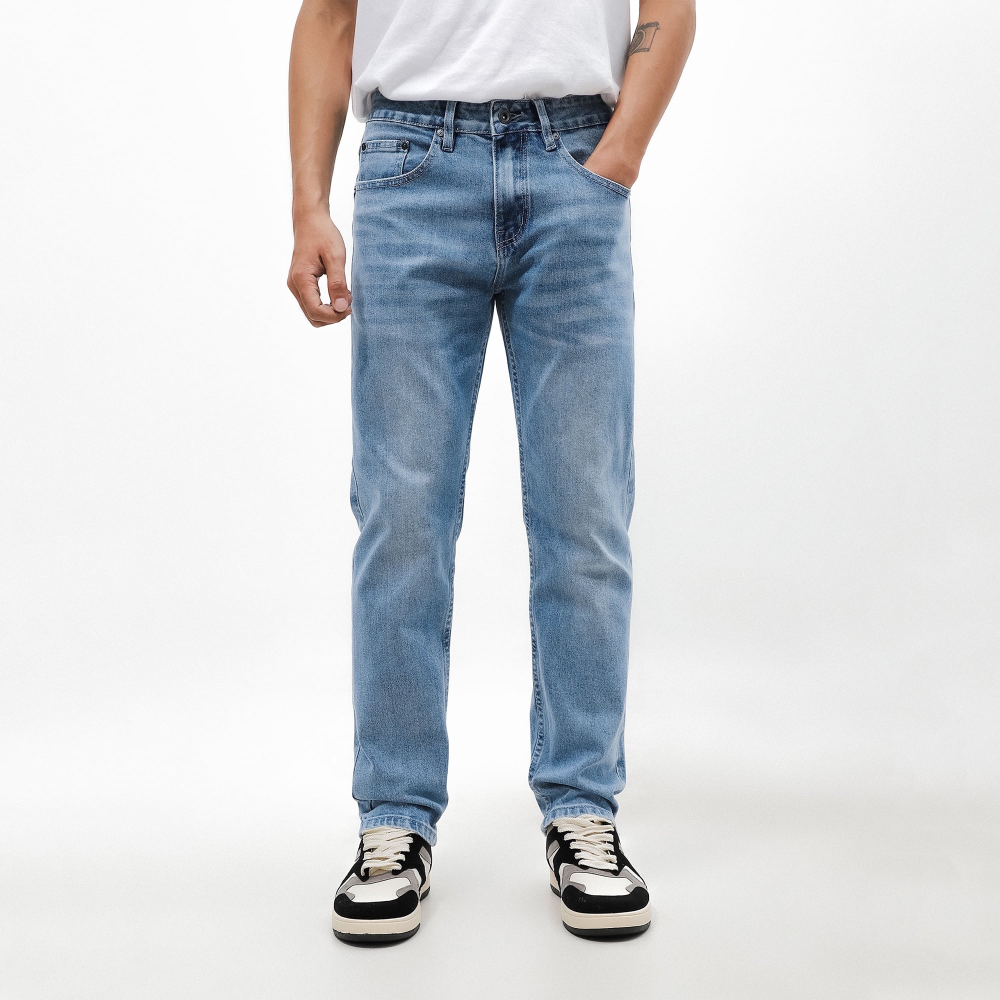 Quần Jean Regular Fit Light Blue 1745
