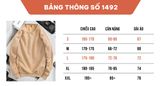  Áo Nỉ Lót Bông Basic 1492 