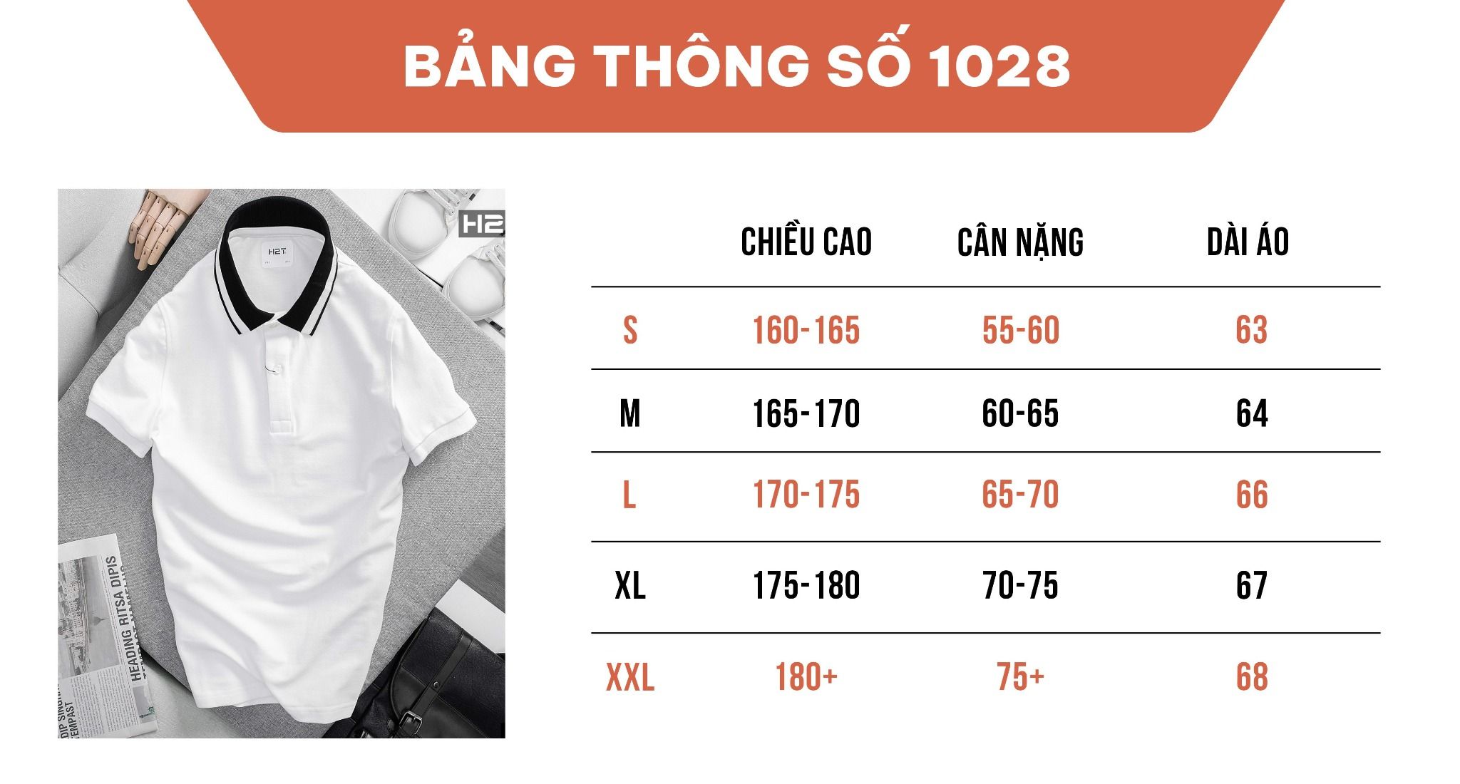  Áo phông polo nam AP - 1028 