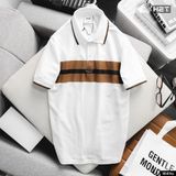  Áo Polo Striped Leather Chest 1641 