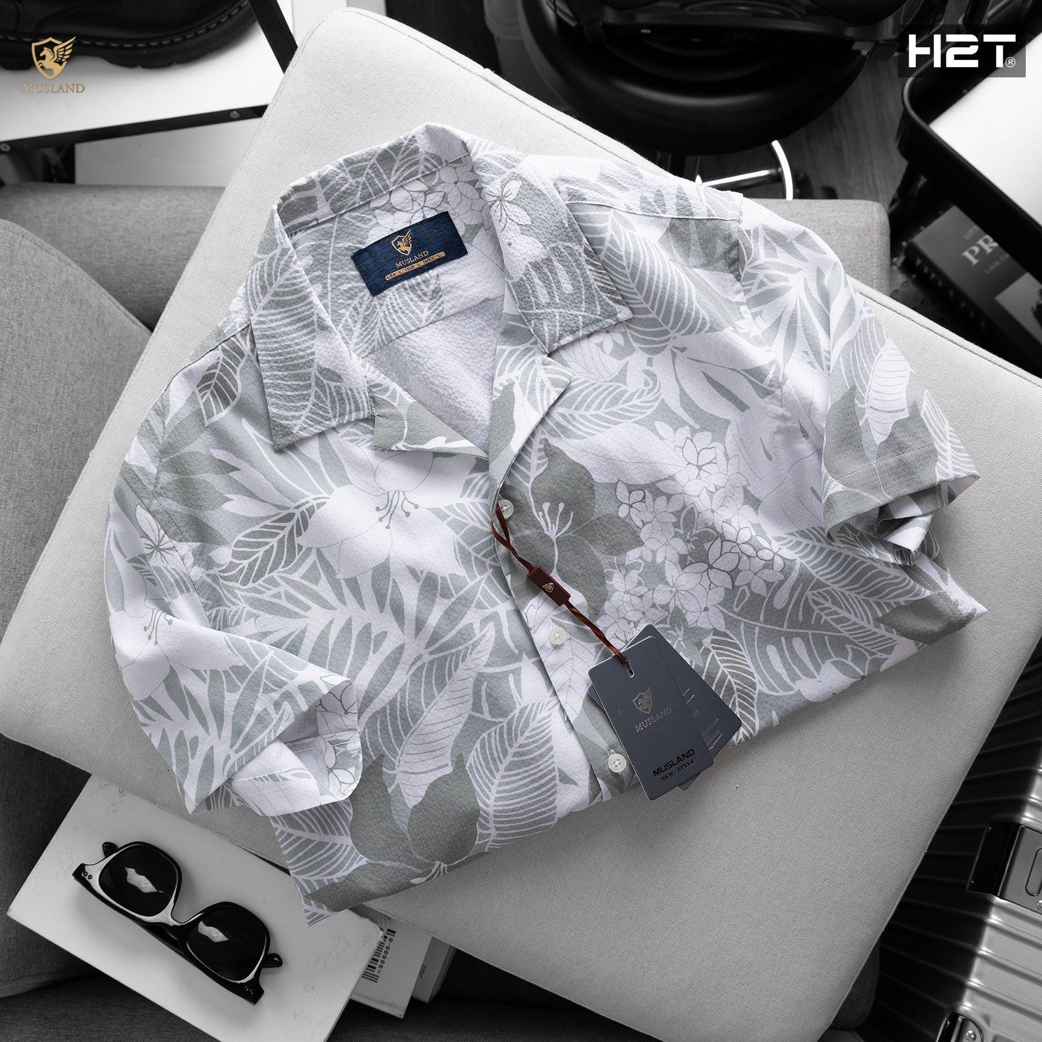  Sơ Mi Cubans Shirts Tropical Pattern 1663 