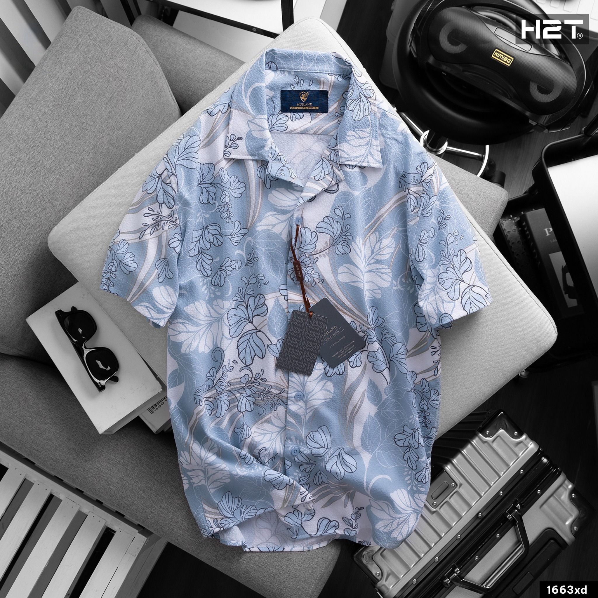  Sơ Mi Cubans Shirts Tropical Pattern 1663 