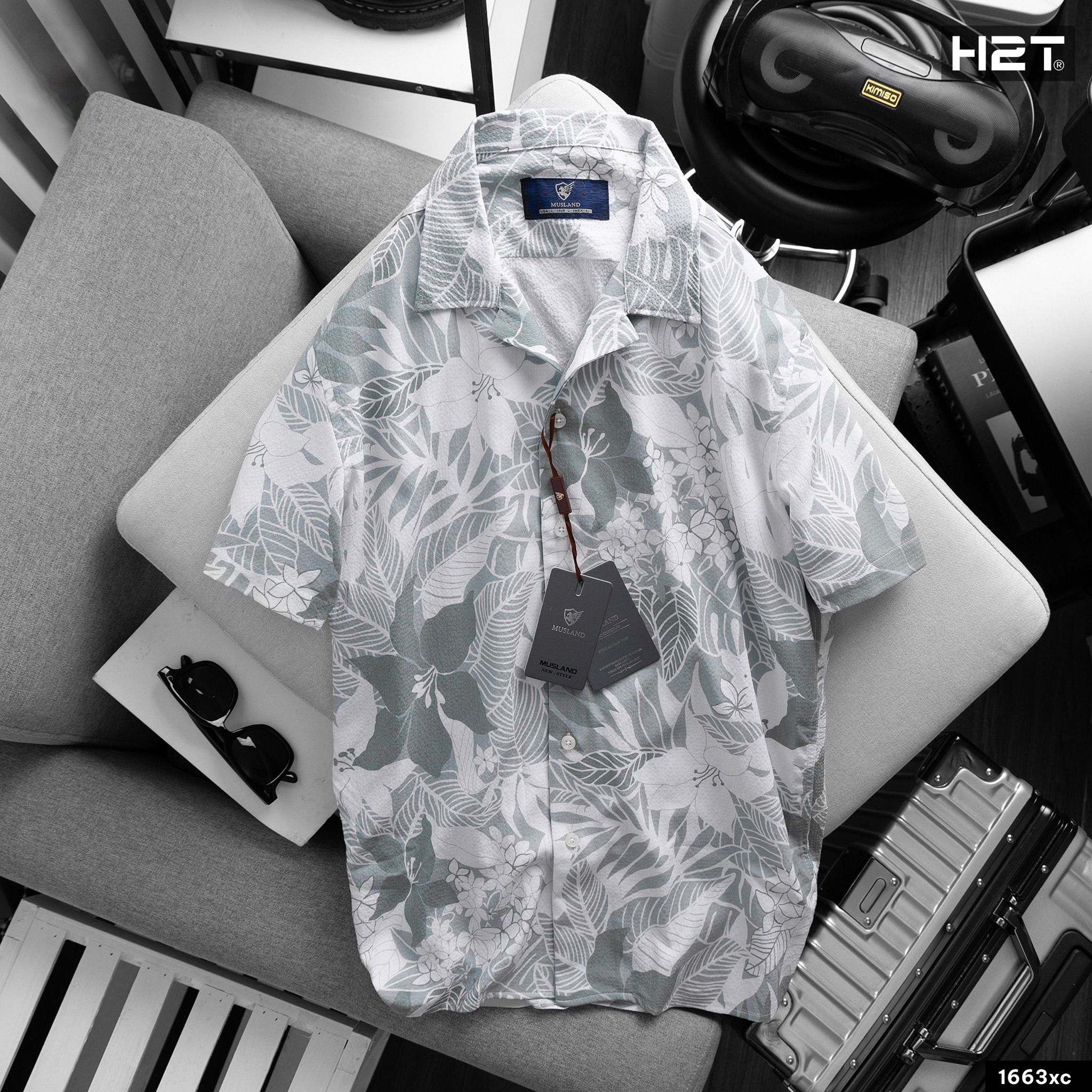  Sơ Mi Cubans Shirts Tropical Pattern 1663 