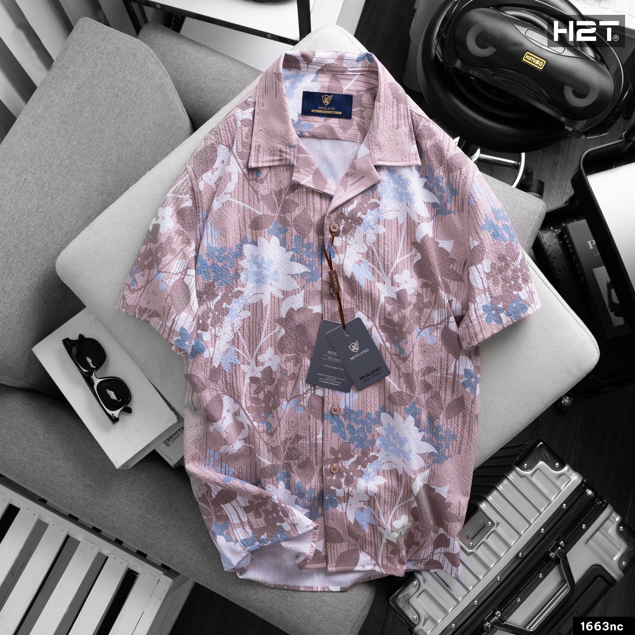  Sơ Mi Cubans Shirts Tropical Pattern 1663 