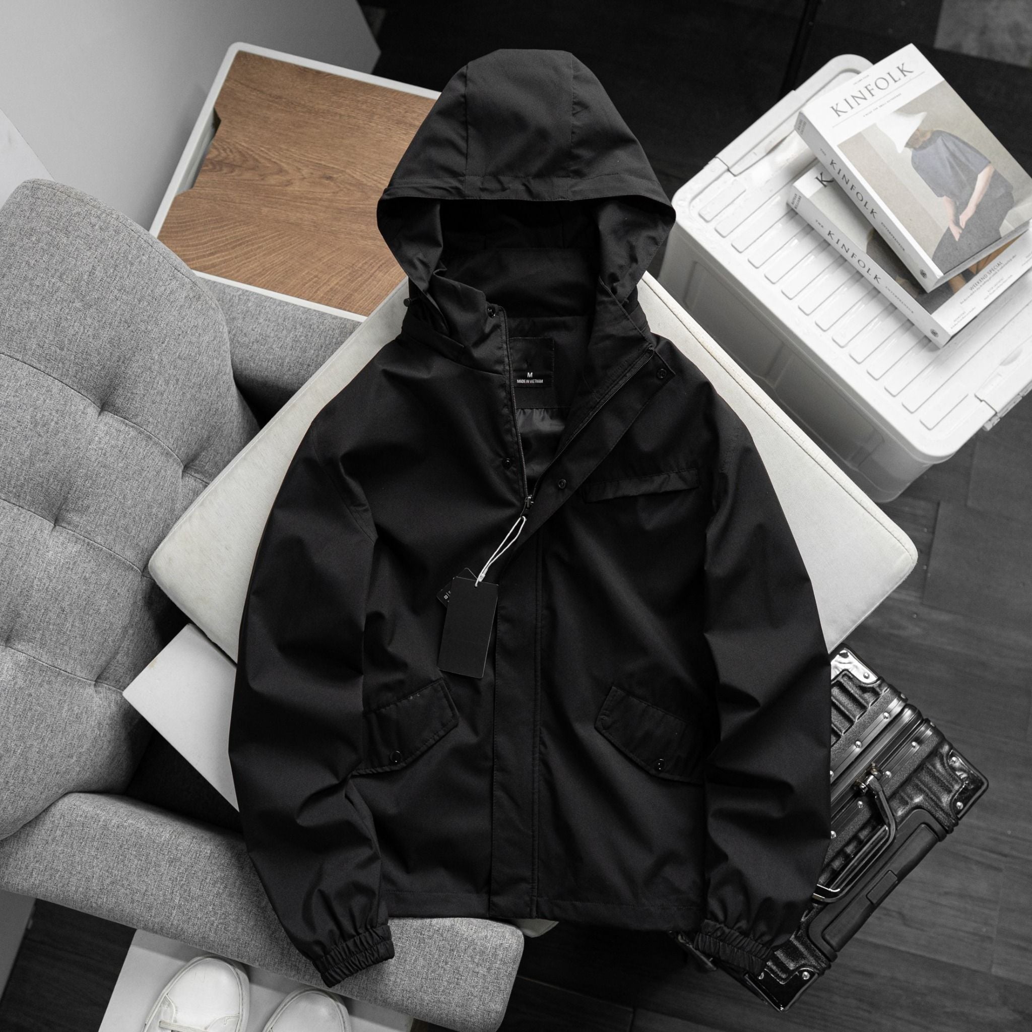  Áo Gió Chống Nước Hai Lớp 1668 