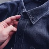  Áo Sơ Mi Indigo Denim Shirt 1669 