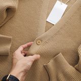  Áo Khoác Knit Cardigan V-neck 1678 