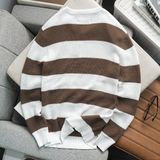  Áo Len Viscose Blend Striped Sweater 1701 