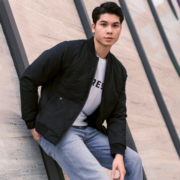  Áo Phao Bomber Lông Vũ Phối Viền Ultra Lightweight 1696 
