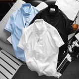 Áo Sơ Mi Cộc Tay Cotton Chống Nhăn Premium Shirts 1711 
