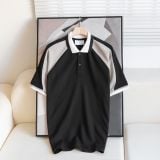  Áo Polo Dệt Cotton ColorBlock phối viền vai 1739 