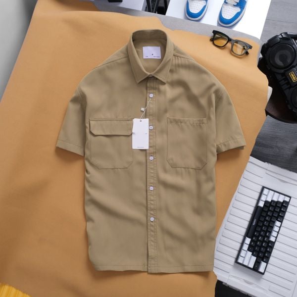  Áo Sơ Mi Kaki Lạnh Hai Túi Ngực 1740 