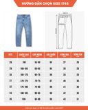  Quần Jean Regular Fit Light Blue 1745 