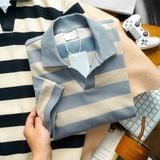  Áo PoLo Interlock Sọc Ngang 1757 