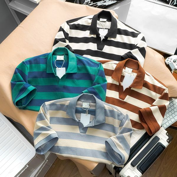  Áo PoLo Interlock Sọc Ngang 1757 