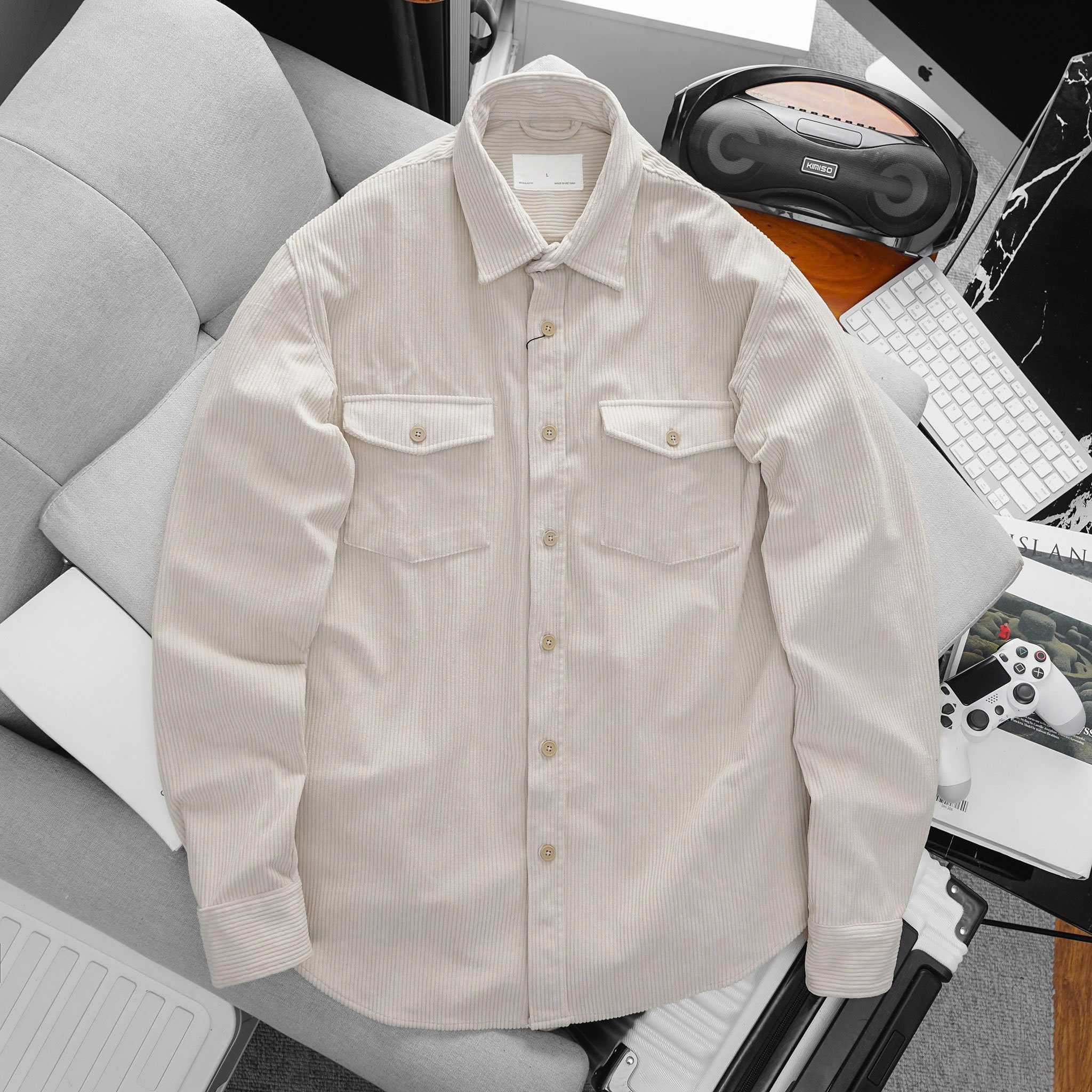 Áo Sơ Mi Nhung Tăm  Corduroy Fabric 1769