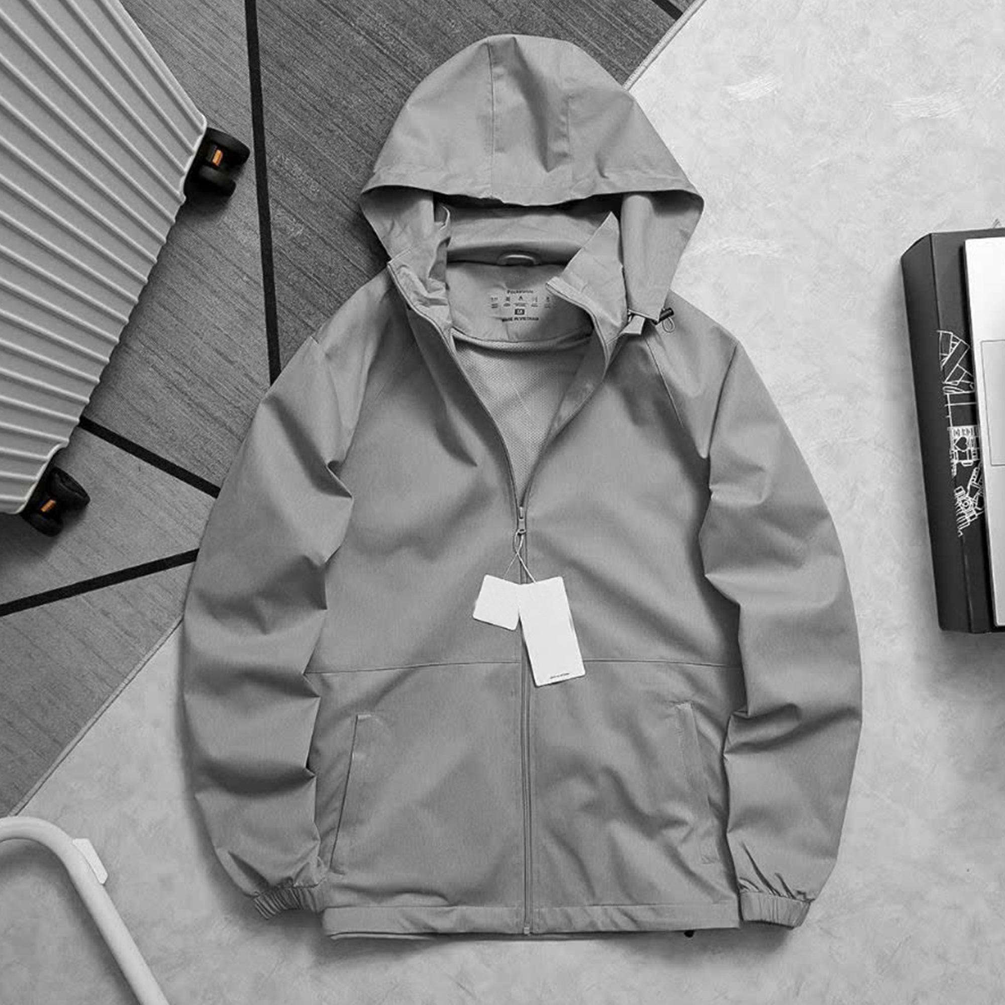 Áo Khoác Gió Lót Cổ Cao Lót Lưới Chống Nước 1780