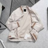  Áo Bomber Da Lộn Phối Viền Suede Jacket 1789 
