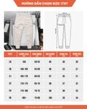  Quần Jogger Nỉ Bo Rib Basic 1787 